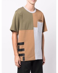 Helmut Lang Multi Panel Short Sleeve T Shirt