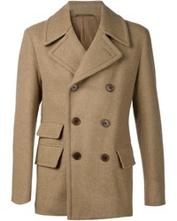 Camoshita By United Arrows Double Breasted Peacoat