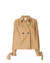 Forte Forte Cropped Trench Coat