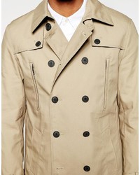 Selected Homme Cotton Peacoat