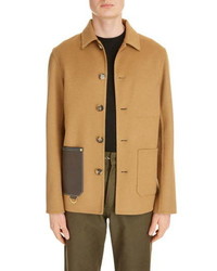 Loewe Wool Cashmere Button Up Jacket