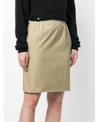 Yves Saint Laurent Vintage High Rise Straight Skirt