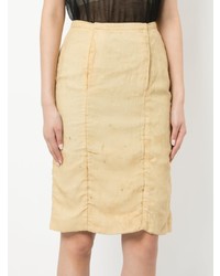 Uma Wang Midi Straight Skirt