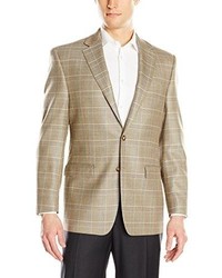 Austin Reed Tan Plaid 2 Button Sport Coat, $395 | Amazon.com | Lookastic