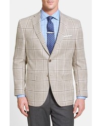 David Donahue Connor Classic Fit Linen Silk Cotton Sport Coat