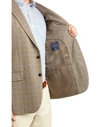 Brooks Brothers Madison Fit Two Button Saxxon Wool Plaid Windowpane Sport Coat