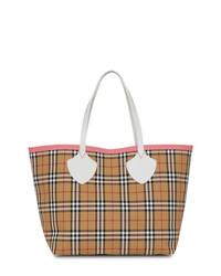Burberry The Giant Reversible Tote In Vintage Check