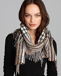 Echo Luxe Mossy Plaid Woven Muffler Scarf