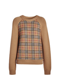 Burberry Vintage Check Wool Jacquard Sweater