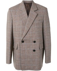Wooyoungmi Double Breasted Check Blazer