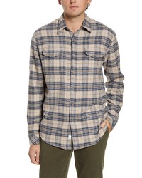 Coastaoro Moreno Regular Fit Plaid Flannel Button Up Shirt