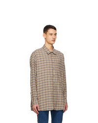 Gucci Multicolor Cotton Flannel Check Shirt