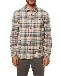 O'Neill Redmond Standard Fit Plaid Button Up Flannel Shirt