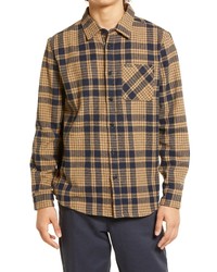 Volcom Strangelight Classic Fit Plaid Flannel Button Up Shirt