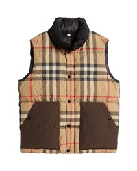 Burberry Check Down Puffer Vest