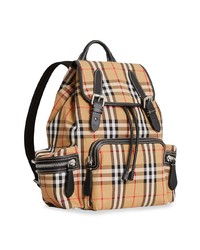 Burberry The Medium Rucksack In Vintage Check And Leather