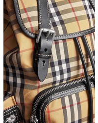 Burberry The Medium Rucksack In Vintage Check Cotton Canvas