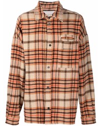 Buscemi Fringed Checked Shirt