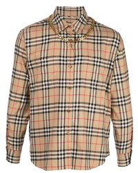 Burberry Long Sleeved Checked Shirt