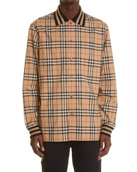Burberry Towner Archival Check Button Up Shirt