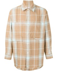 Solid Homme Tweed Check Overshirt