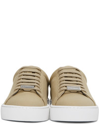 Burberry Taupe Westford Check Sneakers