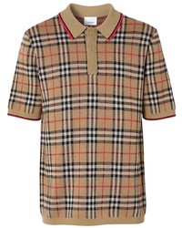 Burberry Vintage Check Merino Wool Polo Shirt
