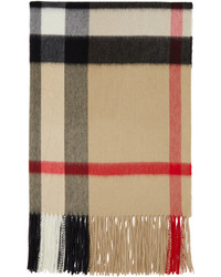 Burberry Cashmere Oversized Check Scarf