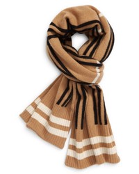 Good Man Brand Recycled Plaid Scarf In Camel Black At Nordstrom