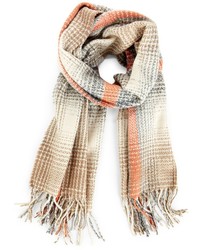 Sole Society Gradient Houndstooth Scarf