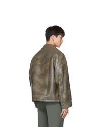 Name Brown Padded Coach Jacket
