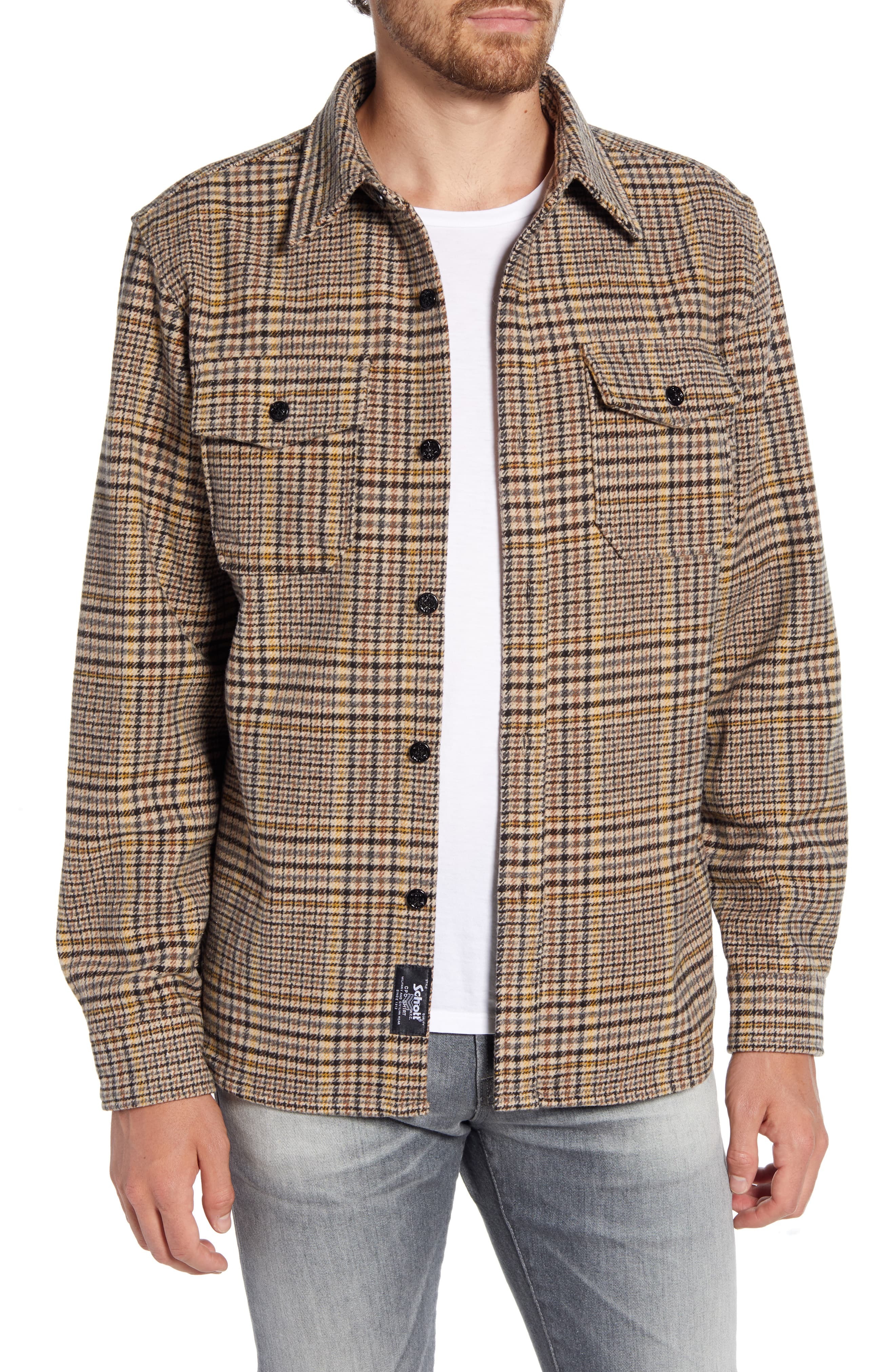 schott shirt jacket