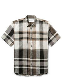 Our Legacy Checked Linen Shirt
