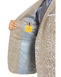 Hickey Freeman Beacon Classic Fit Plaid Wool Sport Coat