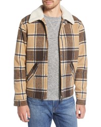 Nn07 Louis 8174 Plaid Wool Blend Flannel Jacket