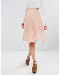 Fashion Union Midi Skirt In Pleated Fabric
