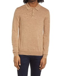 Reiss Trafford Stretch Cotton Polo Sweater