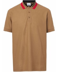 Burberry Collar Stripe Logo Piqu Polo Shirt