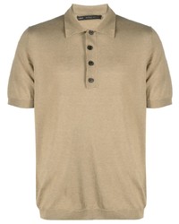 Low Brand Fine Knit Short Sleeved Polo Shirt