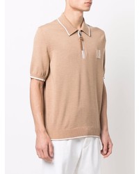 Billionaire Knitted Crest Polo Shirt