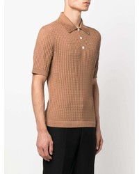 Versace Silk Blend Polo Shirt