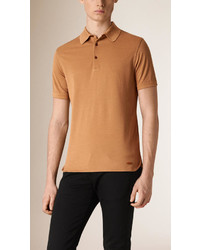 Burberry Silk Cotton Polo Shirt
