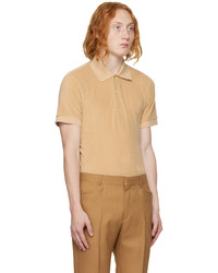 Tom Ford Tan Towelling Polo