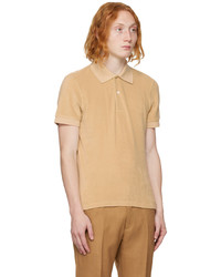 Tom Ford Tan Towelling Polo