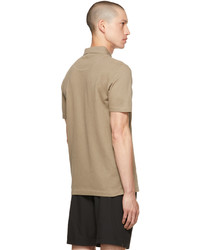 Sunspel Taupe Riviera Polo