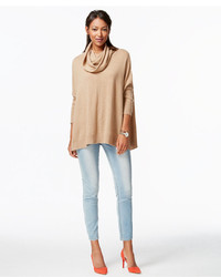 Charter Club Cashmere Cowl Neck Poncho Sweater