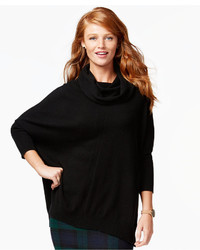 Charter Club Cashmere Cowl Neck Poncho Sweater