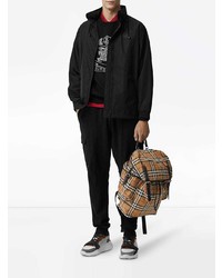 Burberry Vintage Check And Leather Backpack