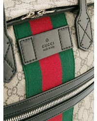 Gucci Web Trim Gg Supreme Backpack