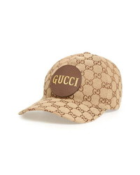 Gucci Logo Canvas Baseball Cap